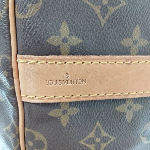Louis Vuitton LV Boston Bag Keepall Bandouliere 55 Brown Monogram 791-042825 - Picture 6 of 9